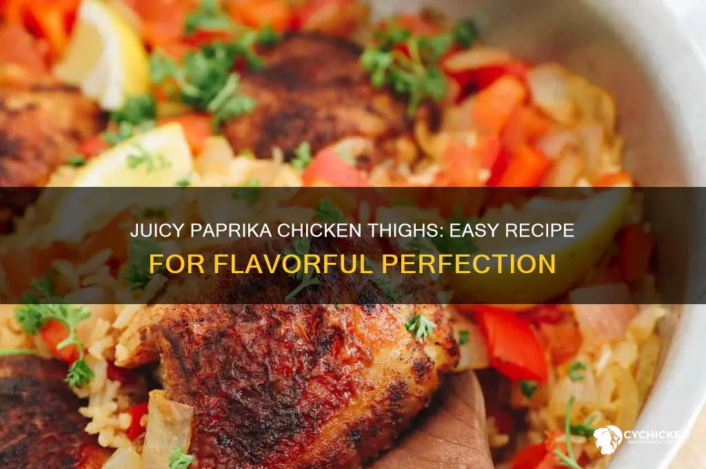 how to cook paprika chicken thighs