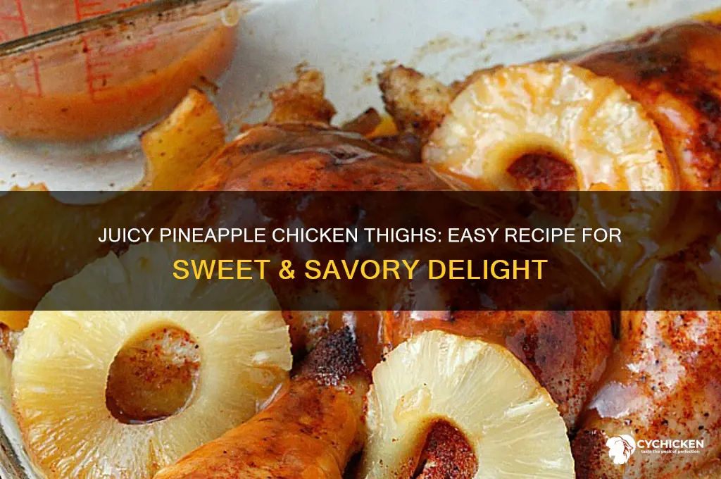 how to cook pineapple chicken thighs