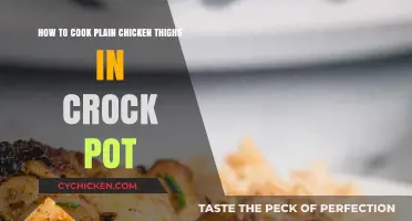 Easy Crock Pot Chicken Thighs: Simple, Juicy, and Flavorful Recipe