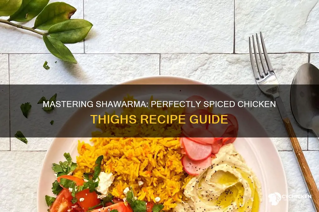 how to cook shawarma chicken thighs