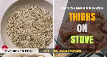 Perfect Stove-Cooked Skinless Bone-In Chicken Thighs: Easy Recipe Guide