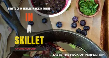 Perfectly Crispy Skillet-Cooked Skinless Chicken Thighs: Easy Recipe Guide