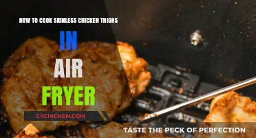 Crispy Air Fryer Skinless Chicken Thighs: Easy Cooking Guide