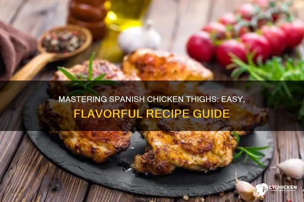 how to cook spanish chicken thighs