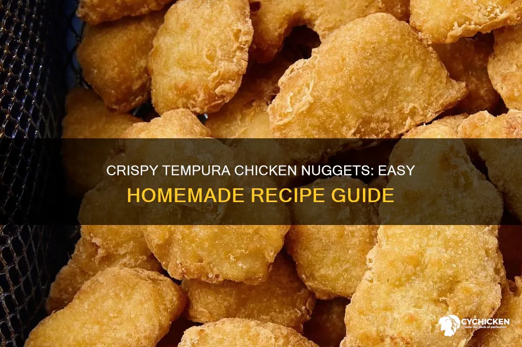 how to cook tempura chicken nuggets