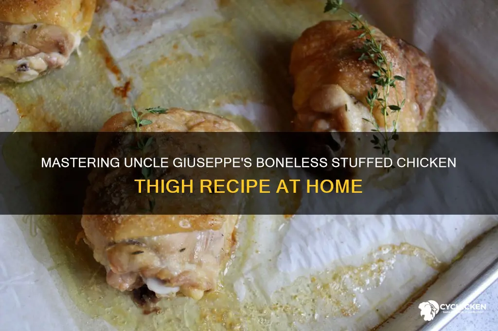 how to cook uncle guiseppes boneless stuffed chicken thigh
