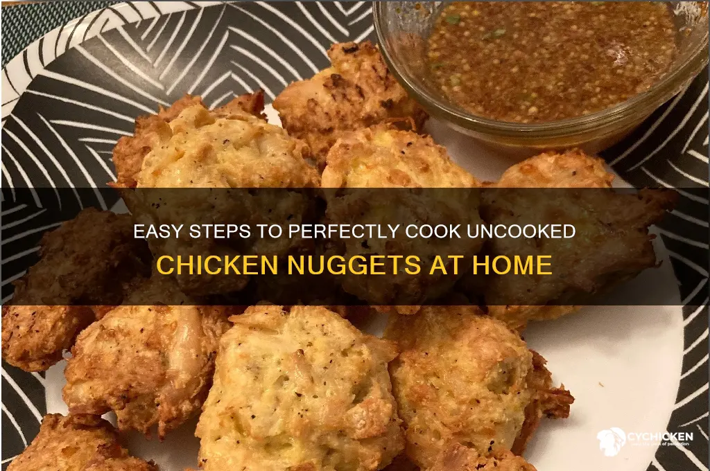 how to cook uncooked chicken nuggets