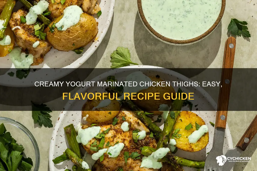 how to cook yogurt marinated chicken thighs
