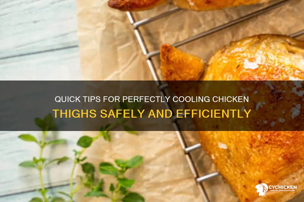 how to cool chicken thighs