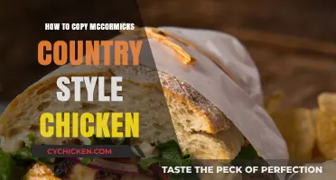 Mastering McCormick's Country Style Chicken: A Copycat Recipe Guide