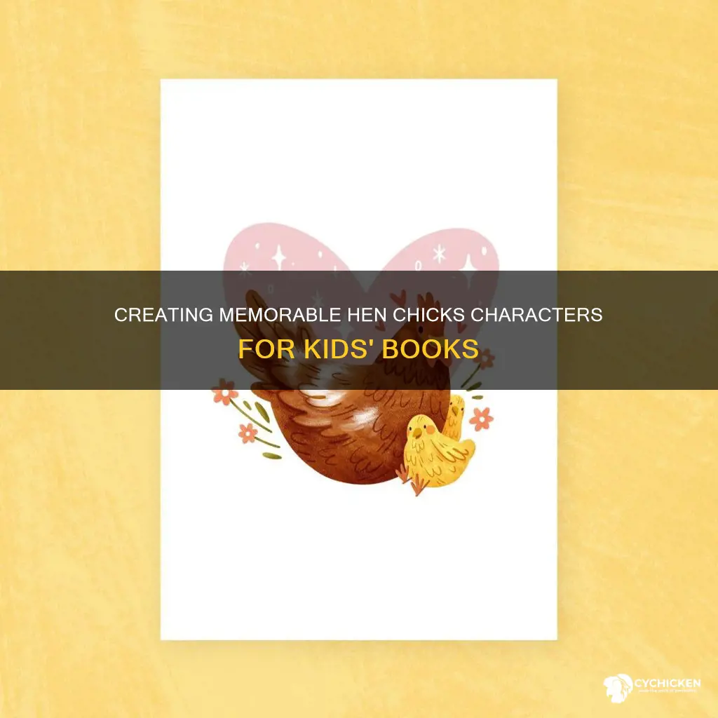how to create character in kids book hen chicks