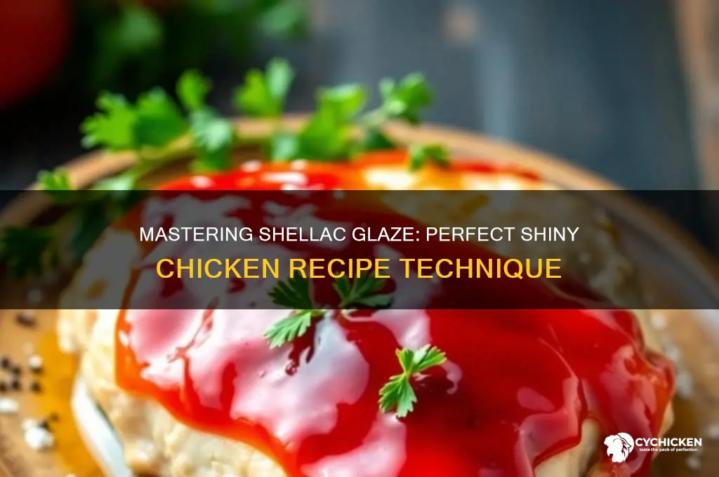 how to create shellac glaze on chicken