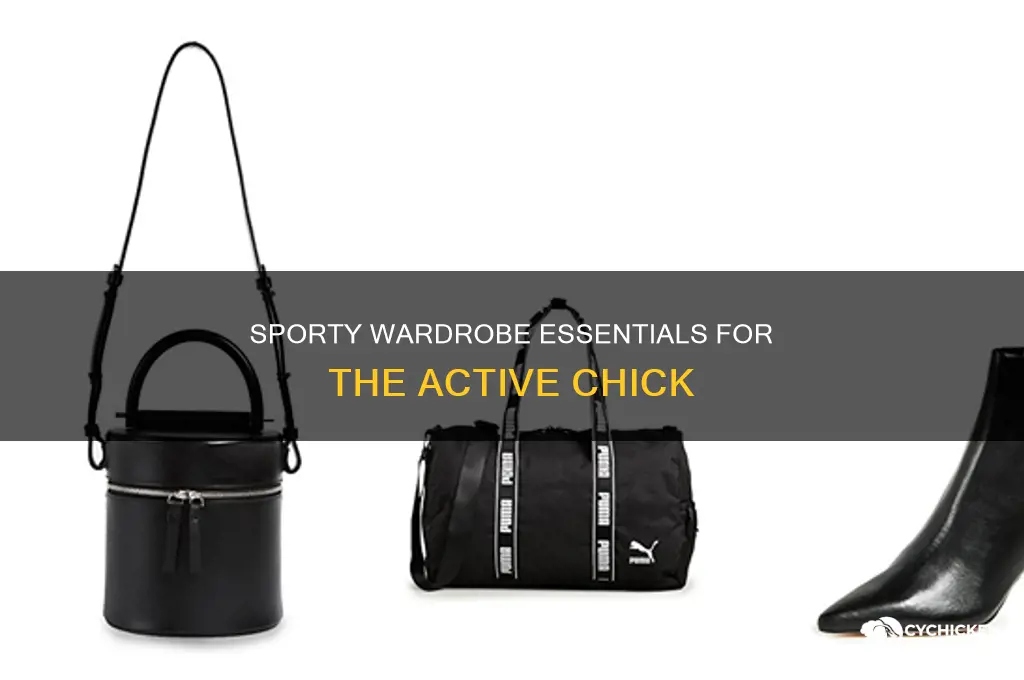 how to create your sporty wardrobe sporty chick