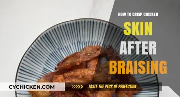 Perfectly Crispy Chicken Skin: Post-Braising Techniques for Ultimate Crunch