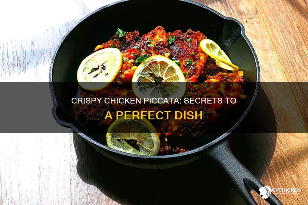 how to crisp up chicken for chicken piccata