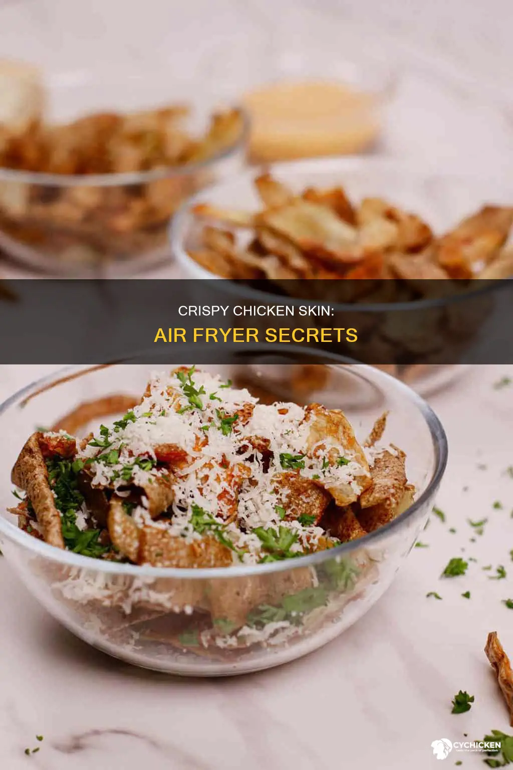 how to crisp up chicken skin in air fryer