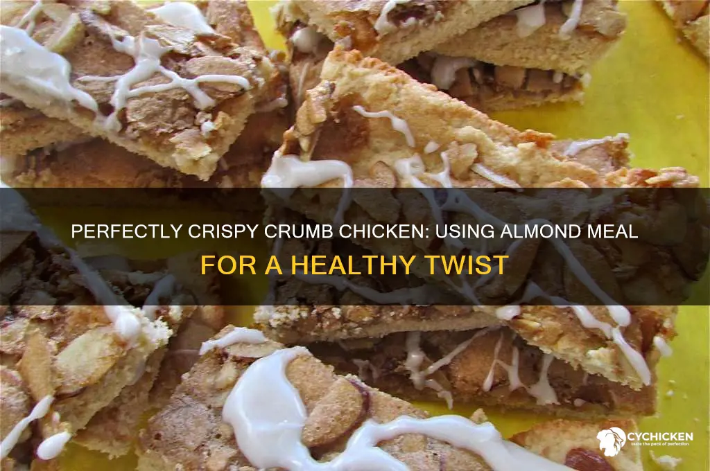 how to crumb chicken with almond meal