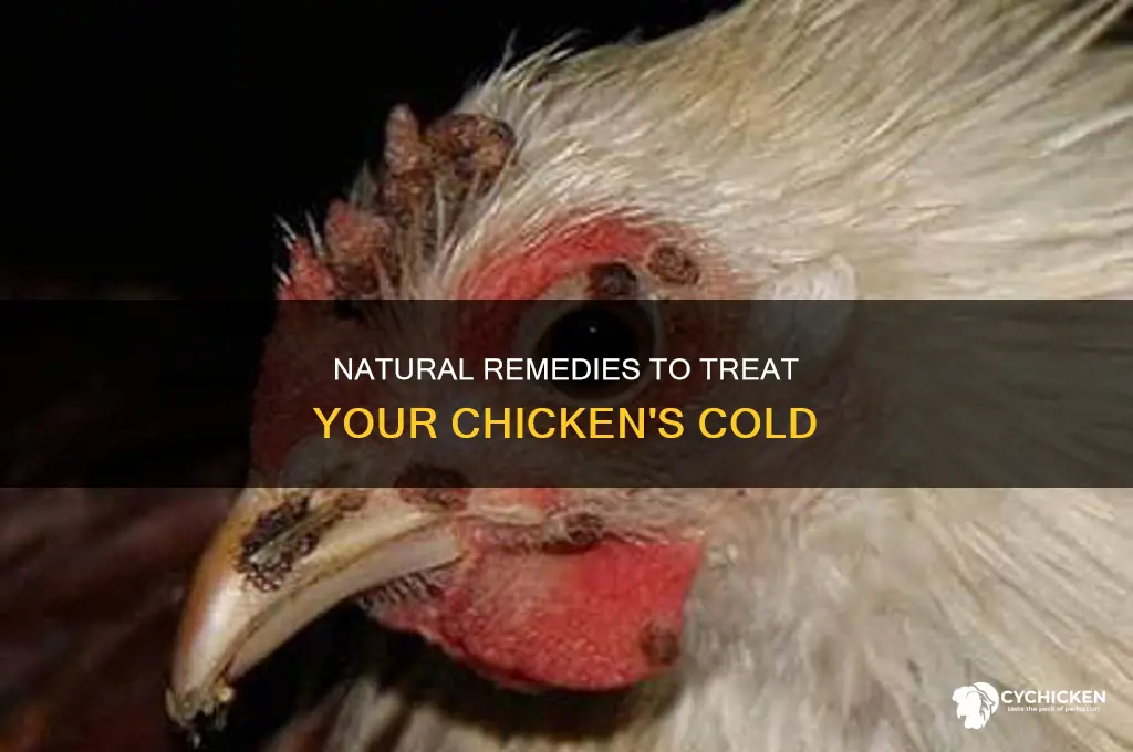 how to cure a chicken with a cold