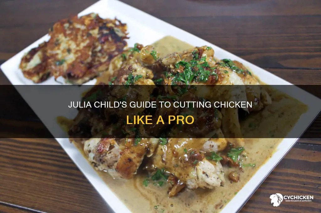 how to cut a chicken by julia child