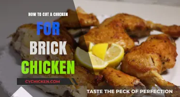 Flattening and Tenderizing: Cutting Chicken for Brick Pressing
