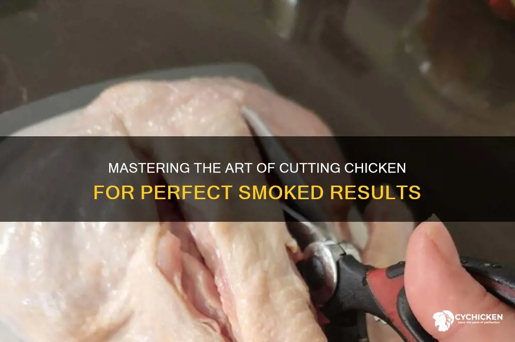how to cut a chicken for smoking