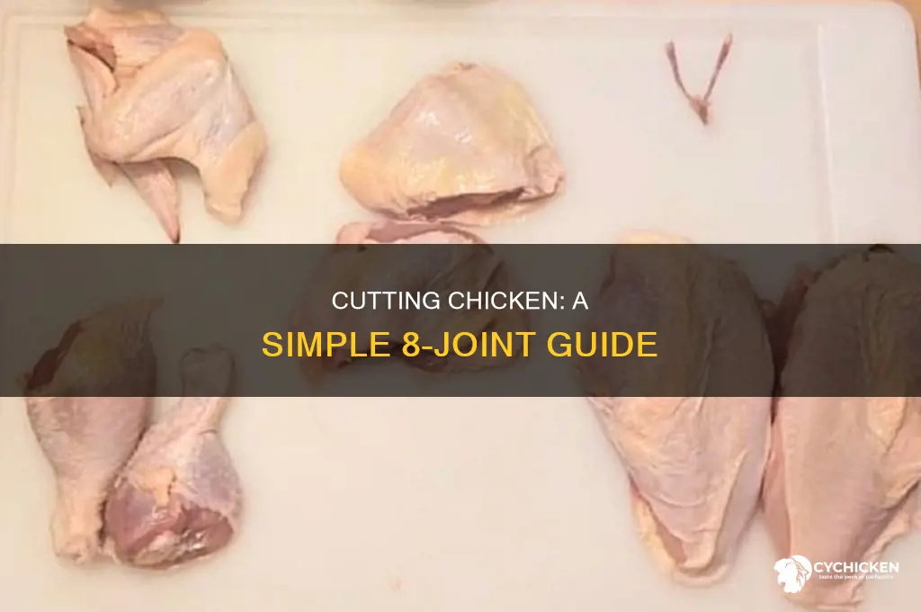 how to cut a chicken into 8 joints