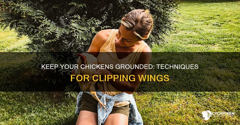 how to cut a chicken so they dont fly