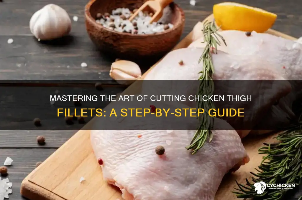 how to cut a chicken thigh fillet