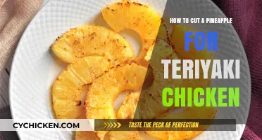 The Perfect Pineapple Cuts for Teriyaki Chicken
