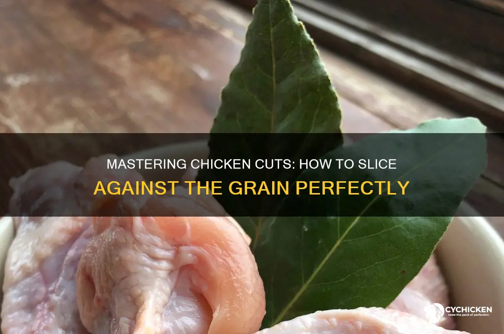 how to cut against the grain chicken