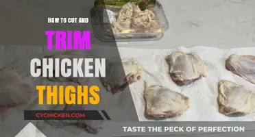 Mastering Chicken Thigh Prep: Easy Cutting and Trimming Techniques