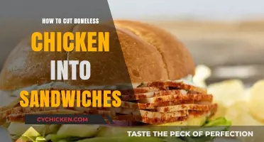 Perfect Chicken Sandwich Slices: Easy Boneless Cutting Guide