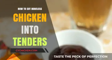 Easy Steps to Perfectly Cut Boneless Chicken into Tenders
