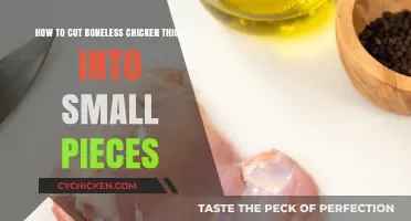 Easy Steps to Perfectly Cut Boneless Chicken Thighs into Small Pieces