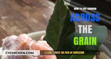 Mastering Chicken Cuts: How to Slice Across the Grain Perfectly