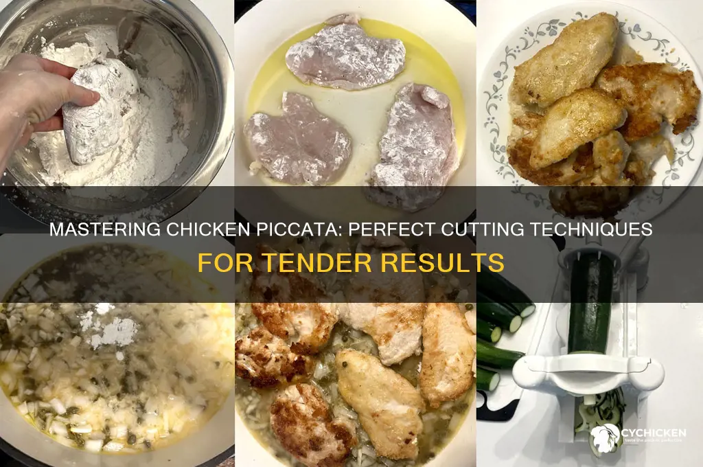how to cut chicken for chicken piccata