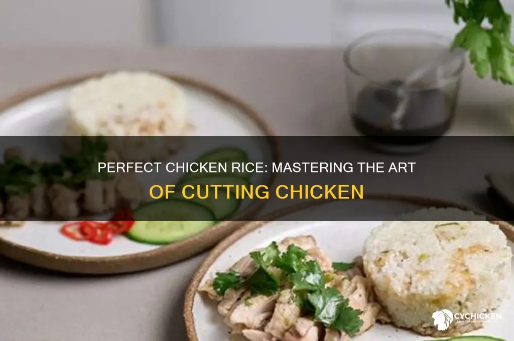 how to cut chicken for chicken rice