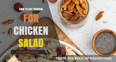 Mastering the Art of Cutting Chicken for the Perfect Salad