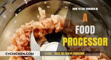 Quickly Cut Chicken with a Food Processor
