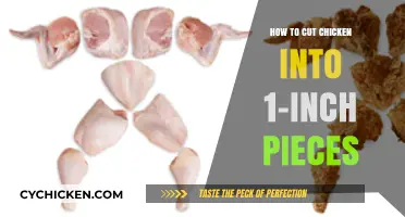 Quickly Cutting Chicken: 1-Inch Pieces, Easy!