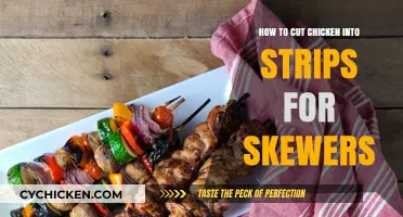 Cutting Chicken for Skewers: A Simple Guide