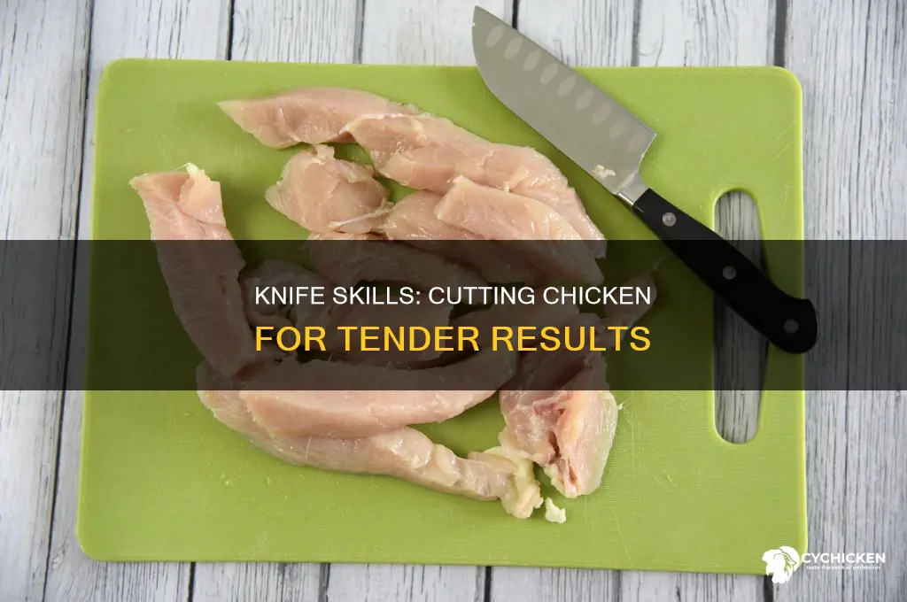 how to cut chicken so it