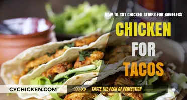 Cutting Chicken Strips for Tacos: The Right Way