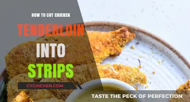 Mastering the Art of Cutting Chicken Tenderloin into Perfect Strips