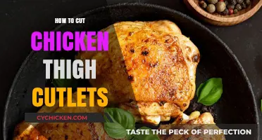 Mastering the Art of Cutting Perfect Chicken Thigh Cutlets at Home