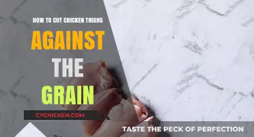 Mastering Chicken Thighs: Cutting Against the Grain for Perfect Texture