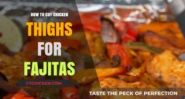 Perfectly Prepped: Mastering Chicken Thigh Cuts for Delicious Fajitas