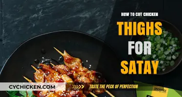 Perfect Chicken Satay: Mastering the Art of Cutting Thighs for Skewers