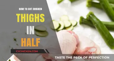 Mastering the Art of Cutting Chicken Thighs in Half Easily