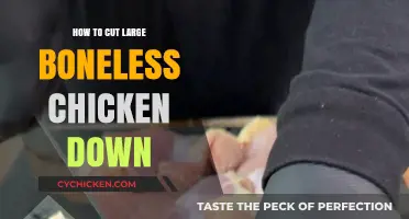 Mastering the Art of Cutting Large Boneless Chicken into Perfect Portions
